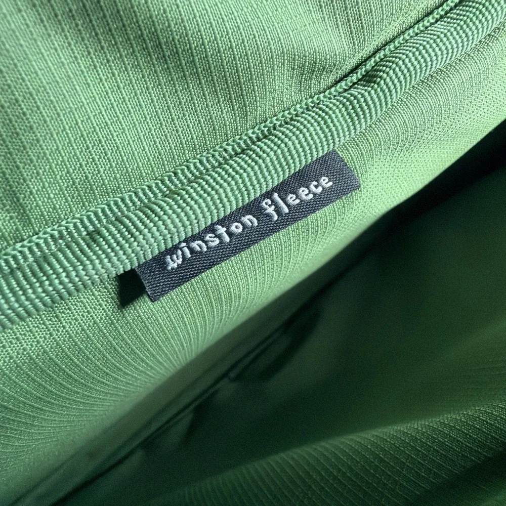 Crumpler Winston Fleece Laptop Briefcase Black & Green Zip Up Padded